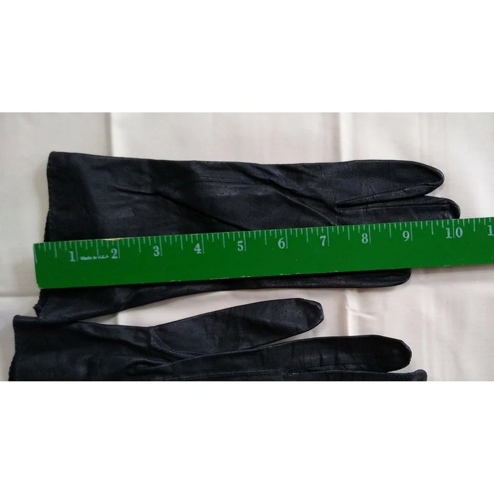 Vtg Soft Leather Driving Gloves 10